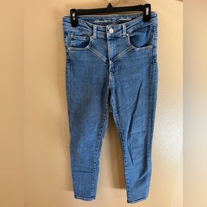 Never Denim High Rise Skinny Jeans
